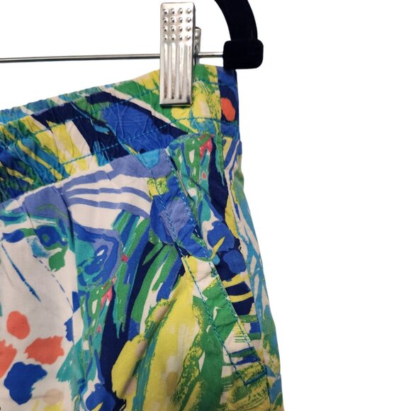 Lily Pulitzer Katia Colorful Drawstring Shorts Size M - Picture 4 of 6